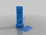 Modelo 3d de Cilindro laberinto modelo 1 para impresoras 3d