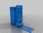 Modelo 3d de Cilindro laberinto modelo 1 para impresoras 3d