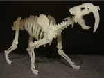 Modelo 3d de Sabertooth de puzzle en 3d construction kit  para impresoras 3d