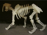 Modelo 3d de Sabertooth de puzzle en 3d construction kit  para impresoras 3d