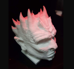  Night king mask & bust - game of thrones  3d model for 3d printers