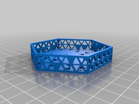   hexagon into square puzzle   3d model for 3d printers