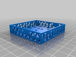 Modelo 3d de  hexágono en la plaza de rompecabezas  para impresoras 3d