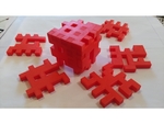 Modelo 3d de Puzzle fresco cubo para impresoras 3d