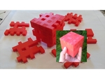 Modelo 3d de Puzzle fresco cubo para impresoras 3d