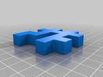 Modelo 3d de 8 placas = cubo rompecabezas para impresoras 3d