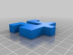 Modelo 3d de 8 placas = cubo rompecabezas para impresoras 3d