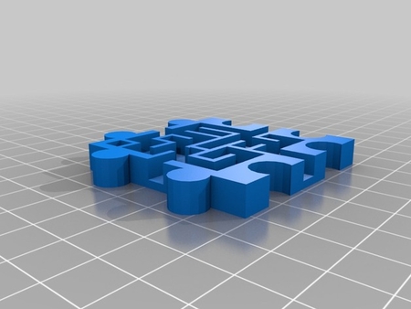  3d modular snap puzzle mazes  3d model for 3d printers