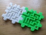  3d modular snap puzzle mazes  3d model for 3d printers