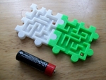  3d modular snap puzzle mazes  3d model for 3d printers