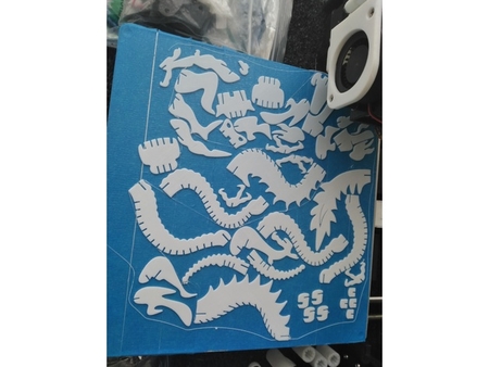  Dragon 3d puzzle  3d model for 3d printers