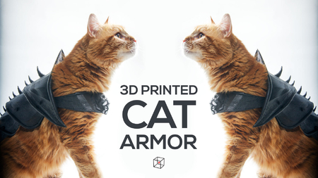  Cat armor  3d model for 3d printers