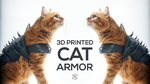  Cat armor  3d model for 3d printers