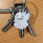  Ghost keychain  3d model for 3d printers