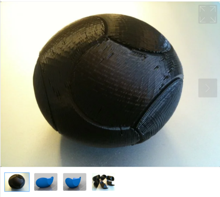  Ellipsoid puzzle  3d model for 3d printers