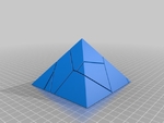  Voronoi fracture print-in-place pyramid puzzle  3d model for 3d printers