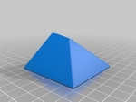 Modelo 3d de De voronoi fractura de impresión en el lugar de la pirámide de puzzle para impresoras 3d