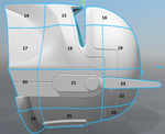  Imperial super commando helmet (star wars)  3d model for 3d printers