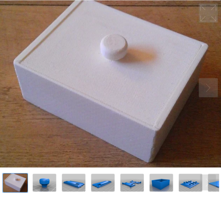  Centrifugal puzzel box  3d model for 3d printers