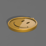  Smiley medal  3d model for 3d printers