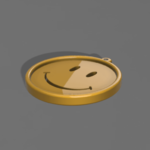 Modelo 3d de Smiley medalla para impresoras 3d