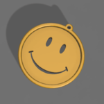  Smiley medal  3d model for 3d printers