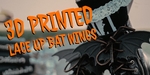  Lace up bat wings  3d model for 3d printers