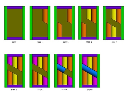  Dowel puzzle  3d model for 3d printers