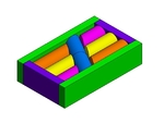  Dowel puzzle  3d model for 3d printers