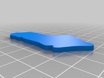 Modelo 3d de Mapa de europa rompecabezas para impresoras 3d