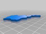 Modelo 3d de Mapa de europa rompecabezas para impresoras 3d