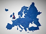 Modelo 3d de Mapa de europa rompecabezas para impresoras 3d