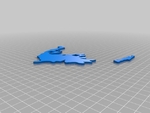  Europe map puzzle  3d model for 3d printers