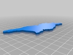 Modelo 3d de Mapa de europa rompecabezas para impresoras 3d