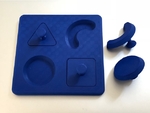  Baby's first puzzle  3d model for 3d printers