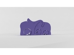  Elephant family puzzle  3d model for 3d printers