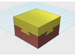  Impossible dovetail puzzle box  3d model for 3d printers