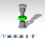  Trick bolt - different style - confuse your friends! - puzzle  3d model for 3d printers