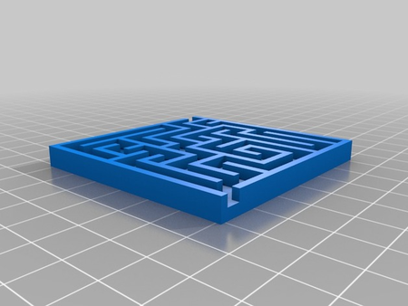 3D/2D Maze Generator (Blender/Python Script) for 3D Printers and Laser Cutters