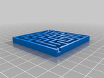 Modelo 3d de 3d/2d laberinto generador (blender/secuencia de comandos de python) para impresoras 3d y cortadoras láser para impresoras 3d