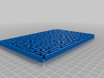 Modelo 3d de 3d/2d laberinto generador (blender/secuencia de comandos de python) para impresoras 3d y cortadoras láser para impresoras 3d