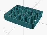 Modelo 3d de Personalizable cortador de sierra de vaivén para impresoras 3d