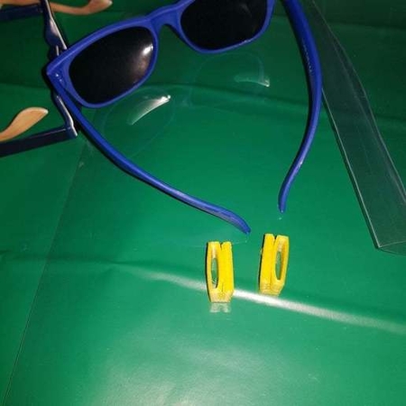  Protective screen for glasses  3d model for 3d printers