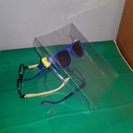  Protective screen for glasses  3d model for 3d printers