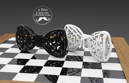  Fancy bow tie version 2.0  3d model for 3d printers