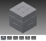  Rubik's cube  3d model for 3d printers