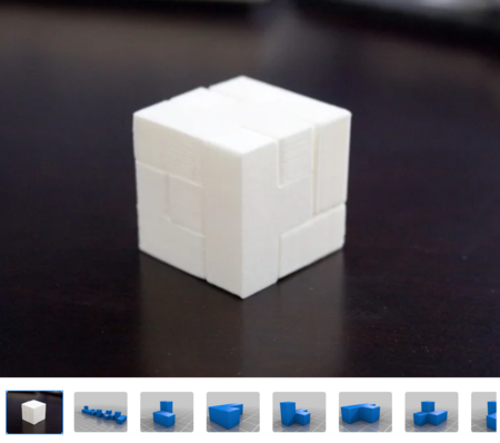  Coffin's half hour cube  3d model for 3d printers