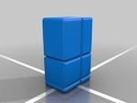  1x2x3 bumpoid puzzle  3d model for 3d printers