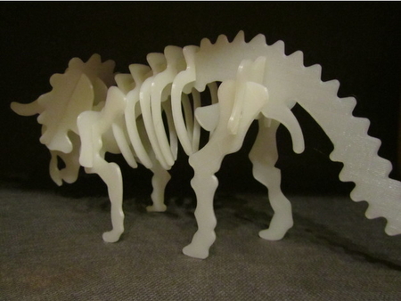 Triceratops 3D Puzzle Construction Kit