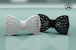 Modelo 3d de Elegante corbata de lazo versiÓn de uno para impresoras 3d